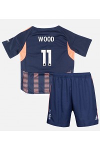 Fotbalové Dres Nottingham Forest Chris Wood #11 Dětské Třetí Oblečení 2023-24 Krátký Rukáv (+ trenýrky)